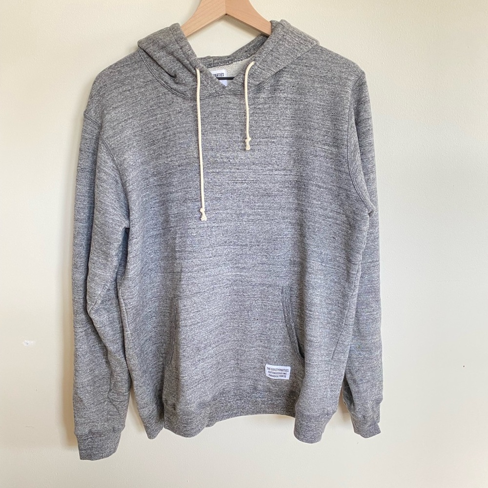 Wacko Maria Guilty Parties Hoodie in grey.